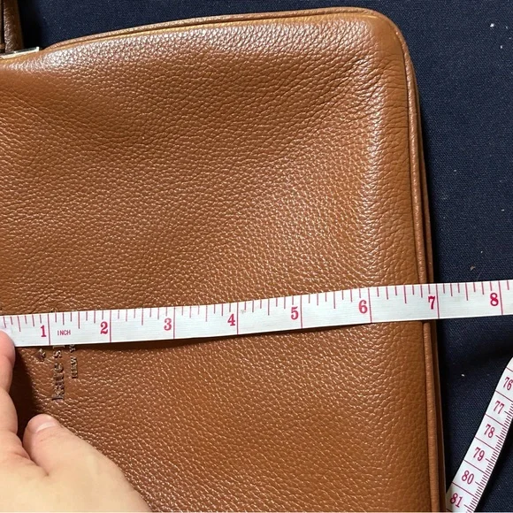 Kate Spade Brown Leather Crossbody Bag with Adjustable Strap - Picture 9 of 9